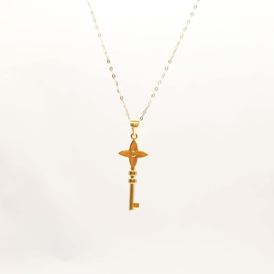 18k Saudi Gold Set Special Key + Tauco Chain lv1