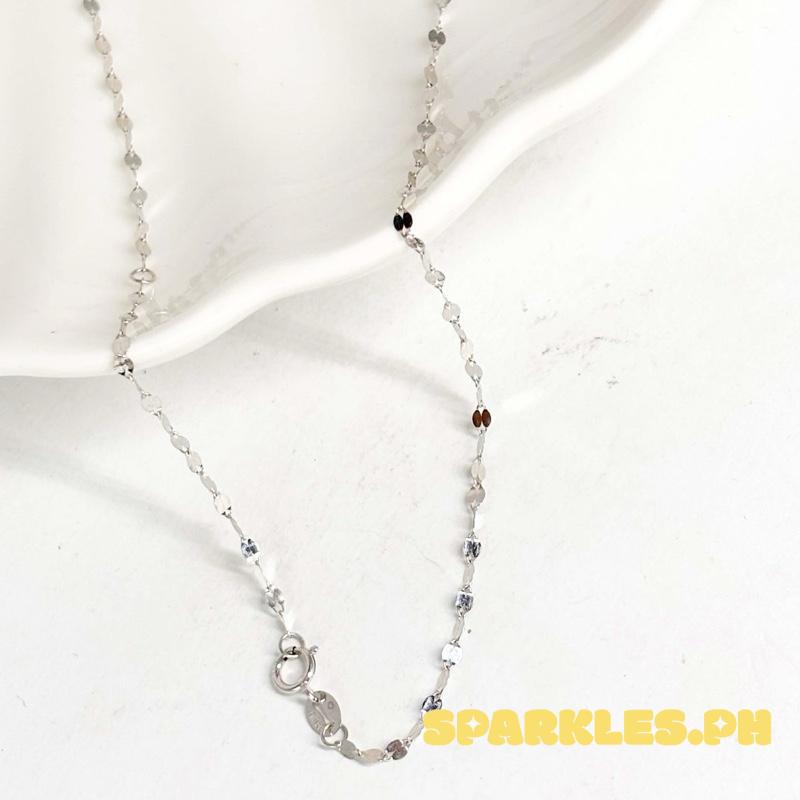 18k Saudi Gold WG Dancing Chain Makapal -SKUFE1626CHA