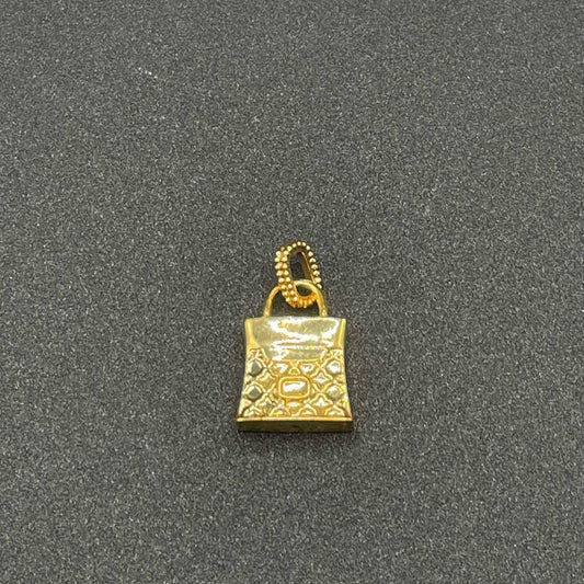 18k Saudi Gold Handcarry Bag Pendant Ampaw Pawnable