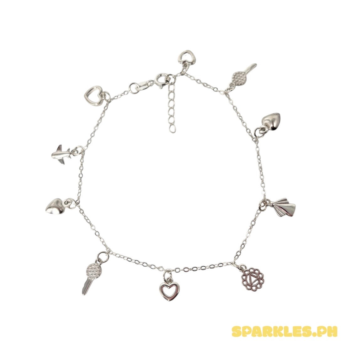 92.5 Sterling Silver - Charm Bracelet