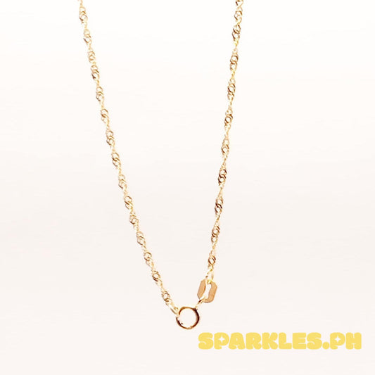 18k saudi Gold Makapal Twisted Chain 20"