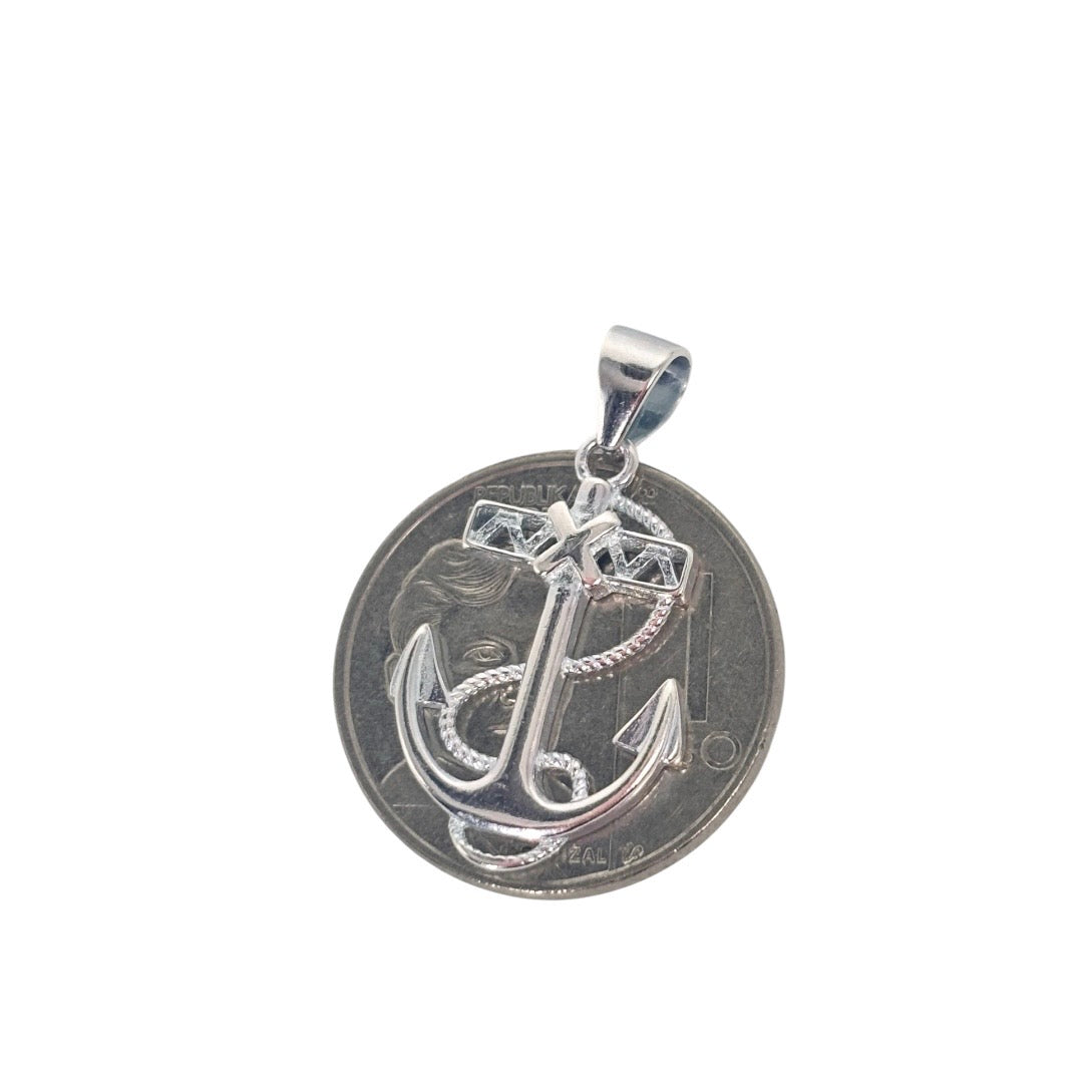92.5 Sterling Silver - Anchor Pendant