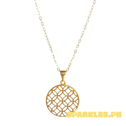 18k Saudi Gold Set Money Catcher Pendant + Tauco Chain lv1