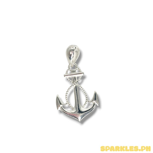 MT - 92.5 Sterling Silver - Rope Anchor Pendant