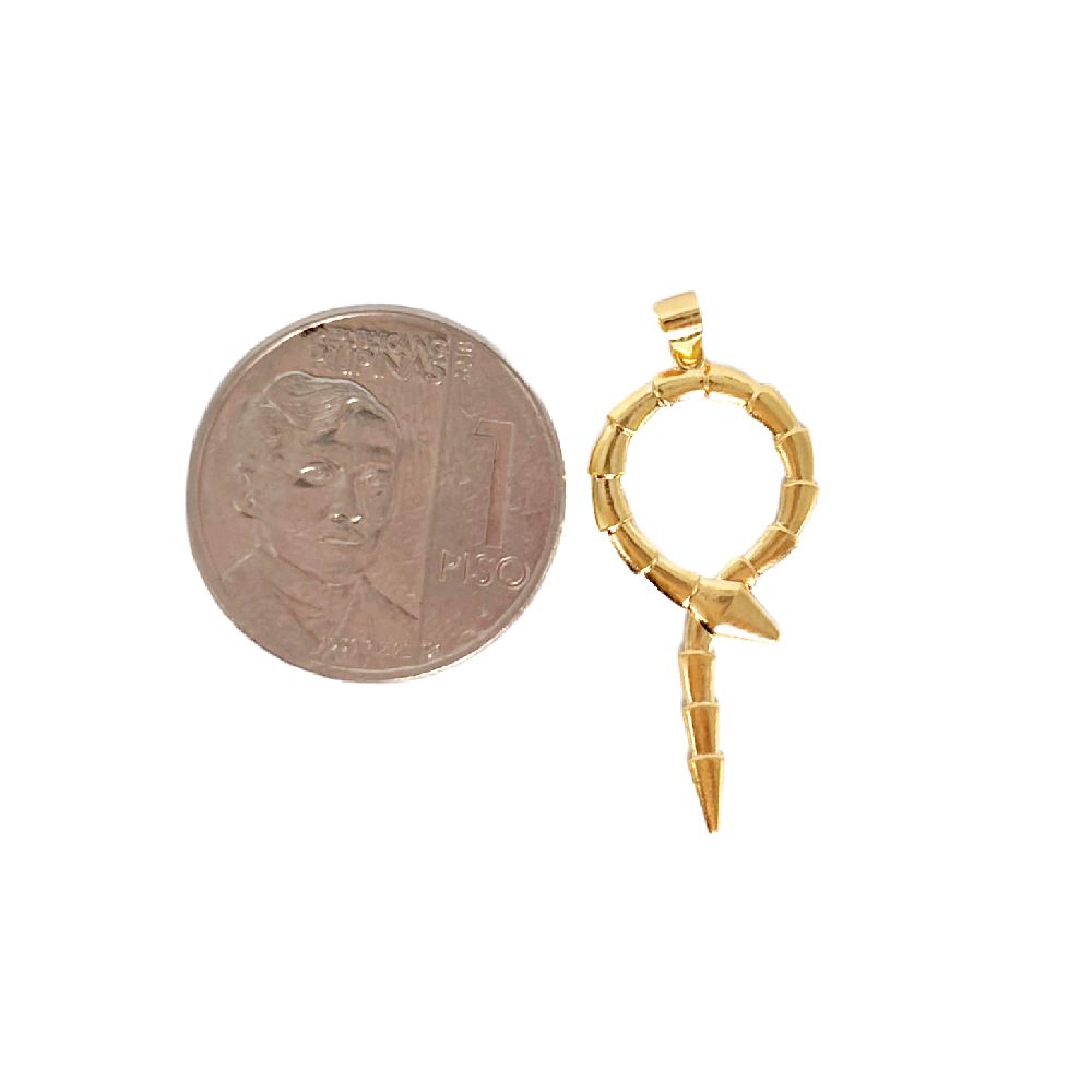 18k Saudi Gold Set Serpentine + Foxtail Chain 18"