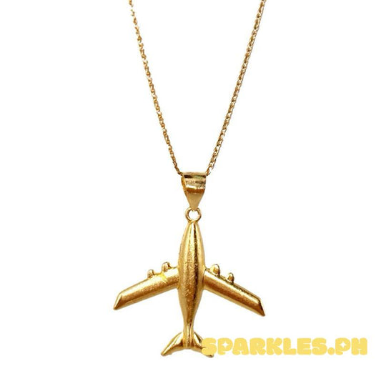 18k Saudi Gold Set Air Jet + Foxtail Chain 18”