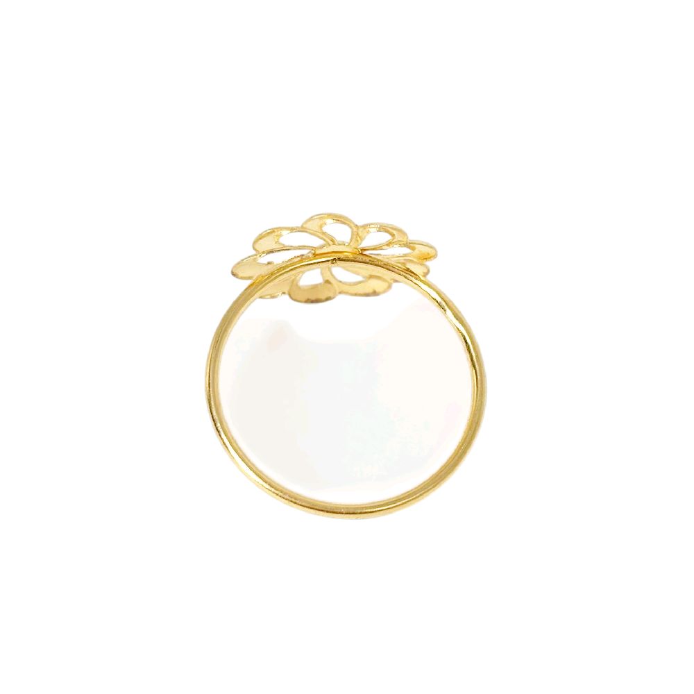 TURBINE RING - 18K GOLD SAUDI GOLD MAKINANG