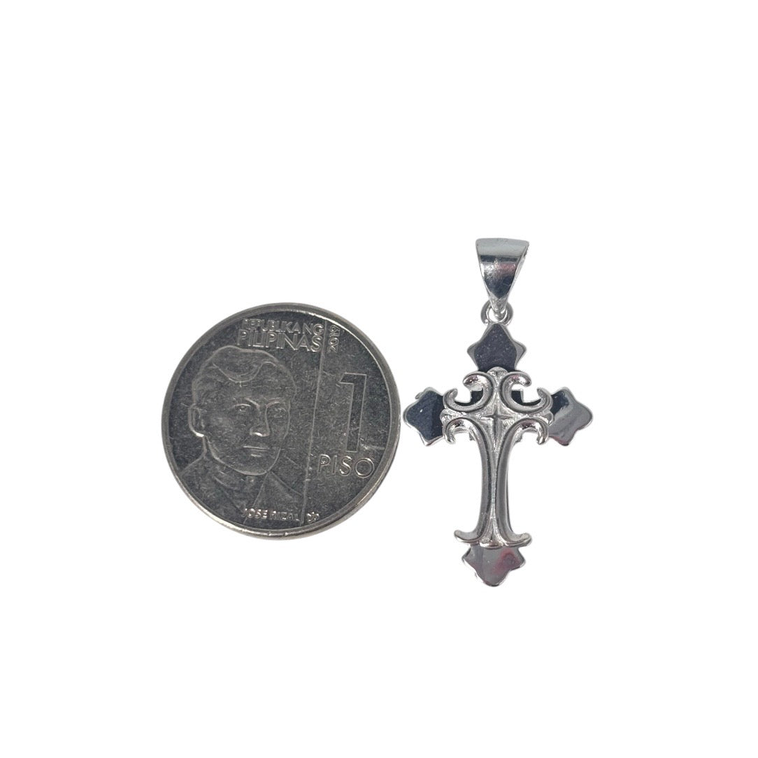 92.5 Sterling Silver - Vintage Cross Pendant