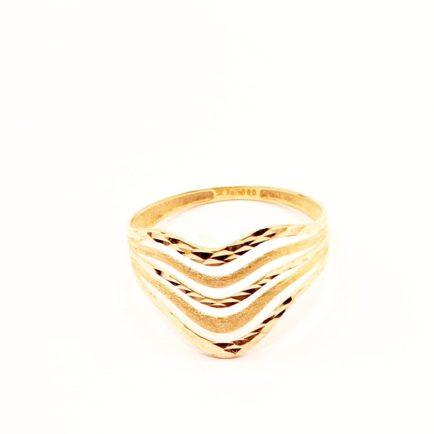 18k Saudi Gold Ocean Ring - SKU-LHO12ENS