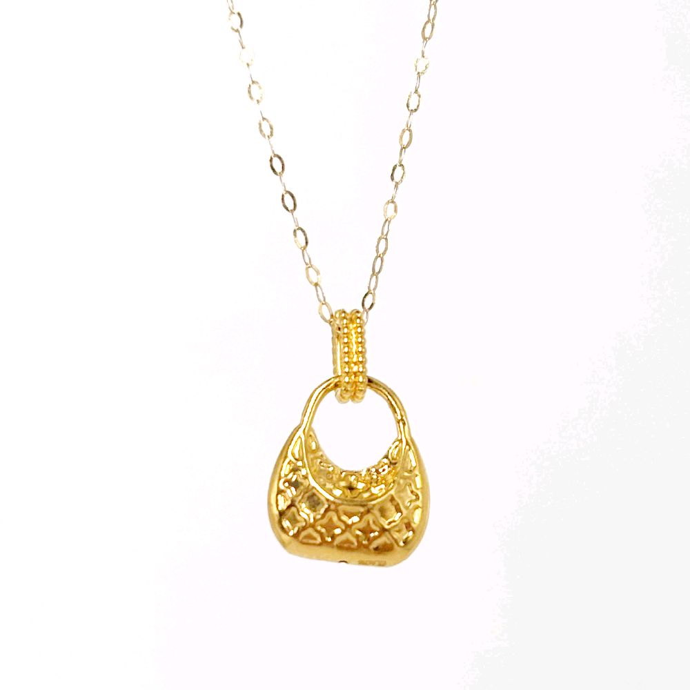 18k Saudi Gold Set KiliKili Style Bag AMPAW + Tauco Chain lv1