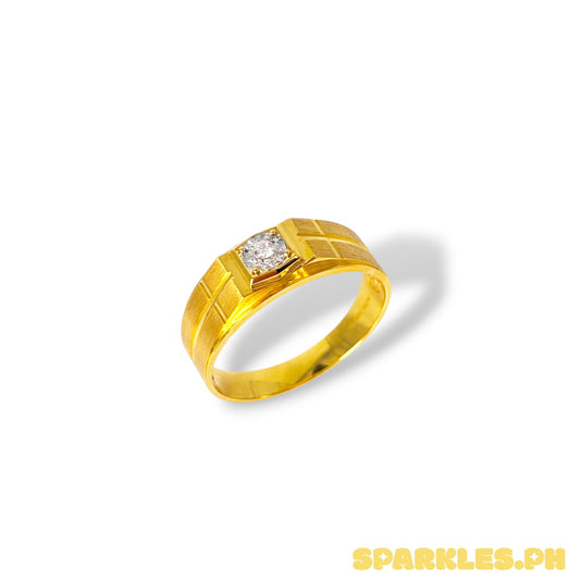 18k Natural Diamond - Watch Ring Size 8.5