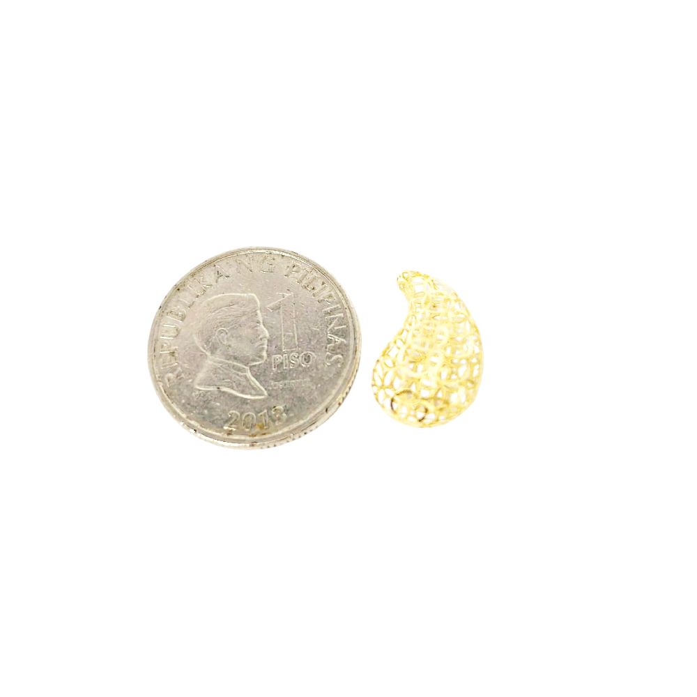 18k Saudi Gold Money Catcher Teardrop - SKU-KC7CMY8S