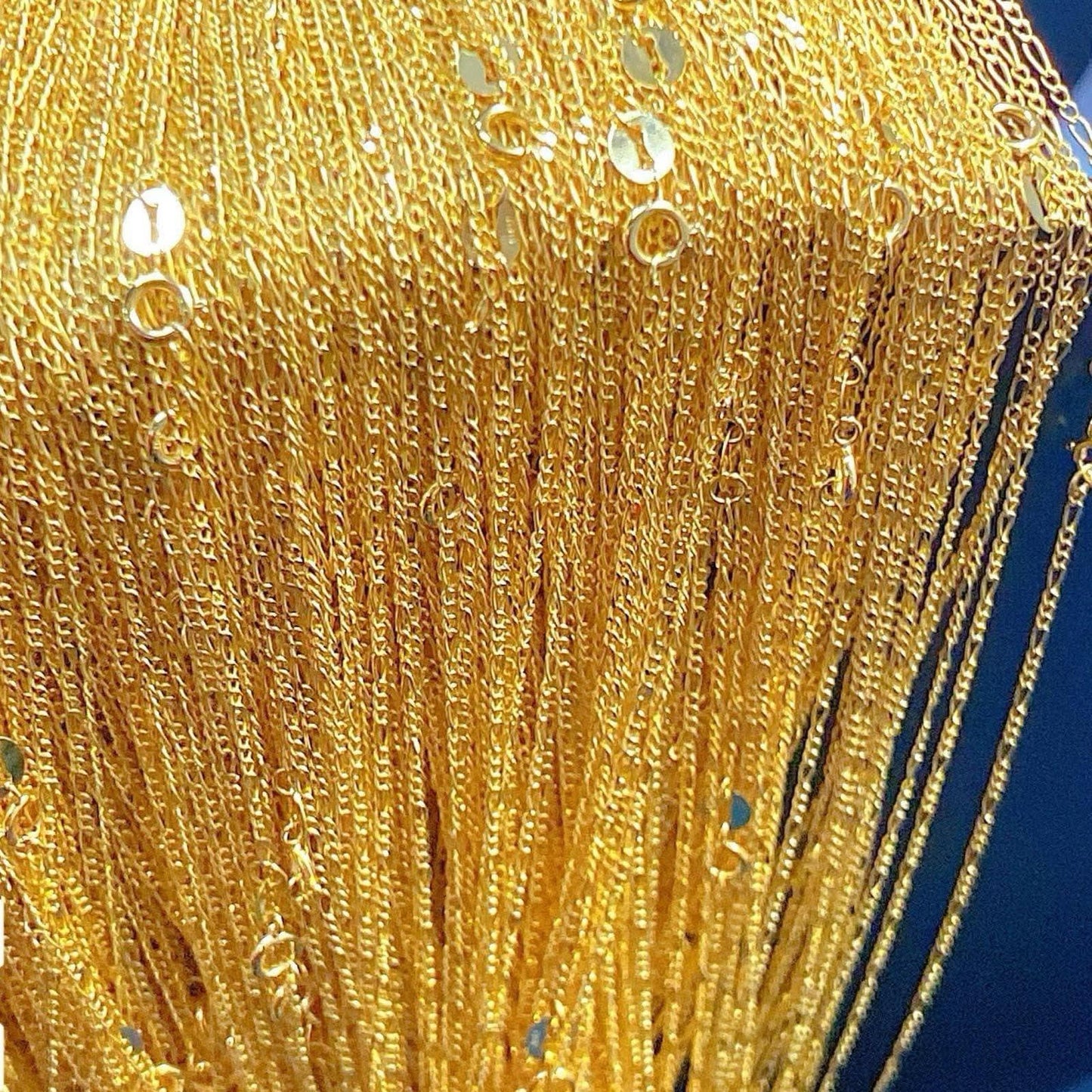 18k Saudi Gold Figaru Chain Solid Pawnable