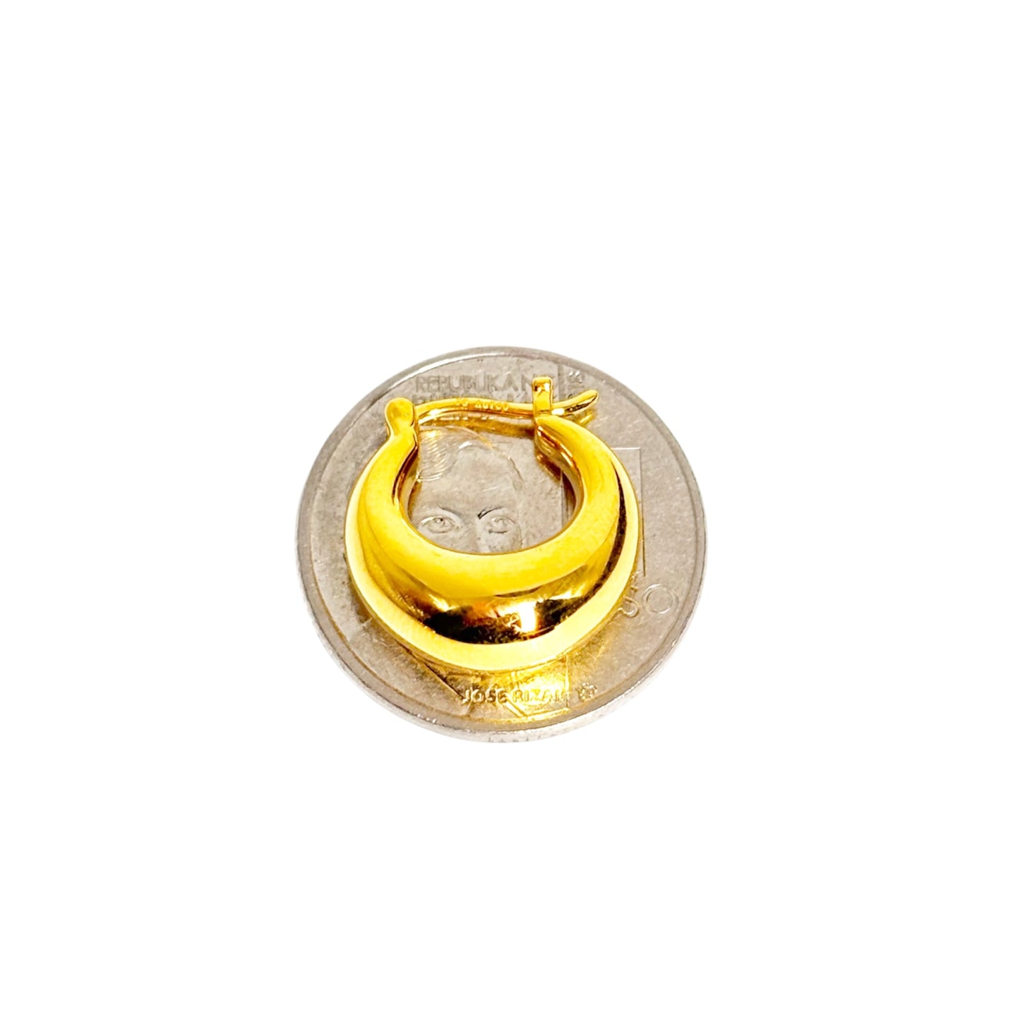 18k Saudi Gold EF Doom Earring - SKU-20T763RX