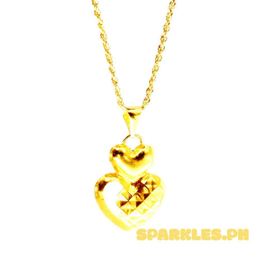 18k Saudi Gold Set Gandara + Rope Chain 18"