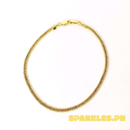 18k Saudi Gold Lobster Bracelet 7'5 - SKU-0I5ZK3QH