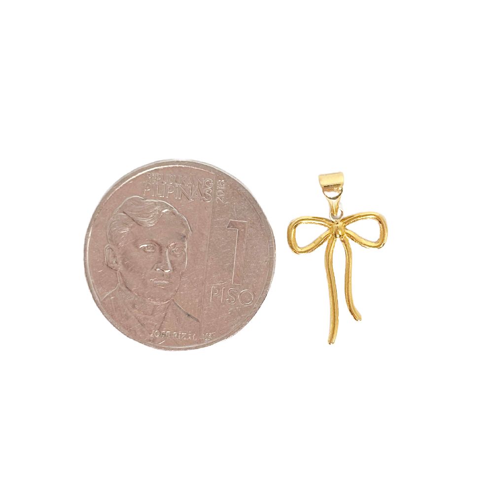 18k Saudi Gold Set Ribbon Style Open Back + Foxtail Chain 16"