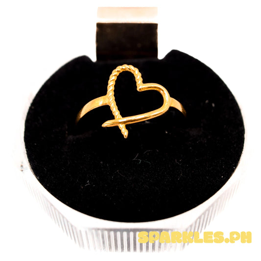 18k Saudi Gold Jessa Ring Solid Pawnable