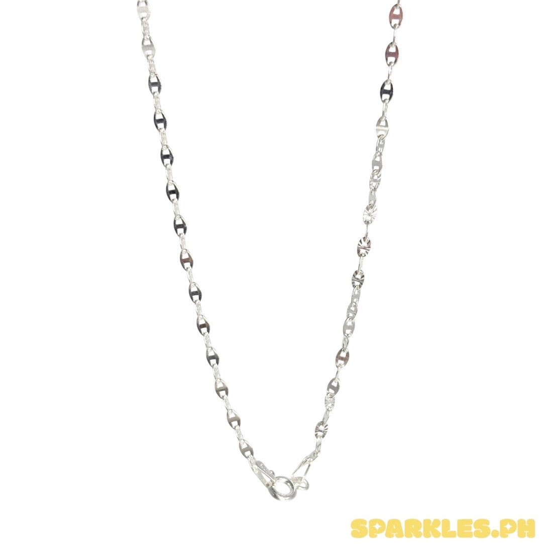 MT - 92.5 Sterling Silver - Dancing GG Chain 18”