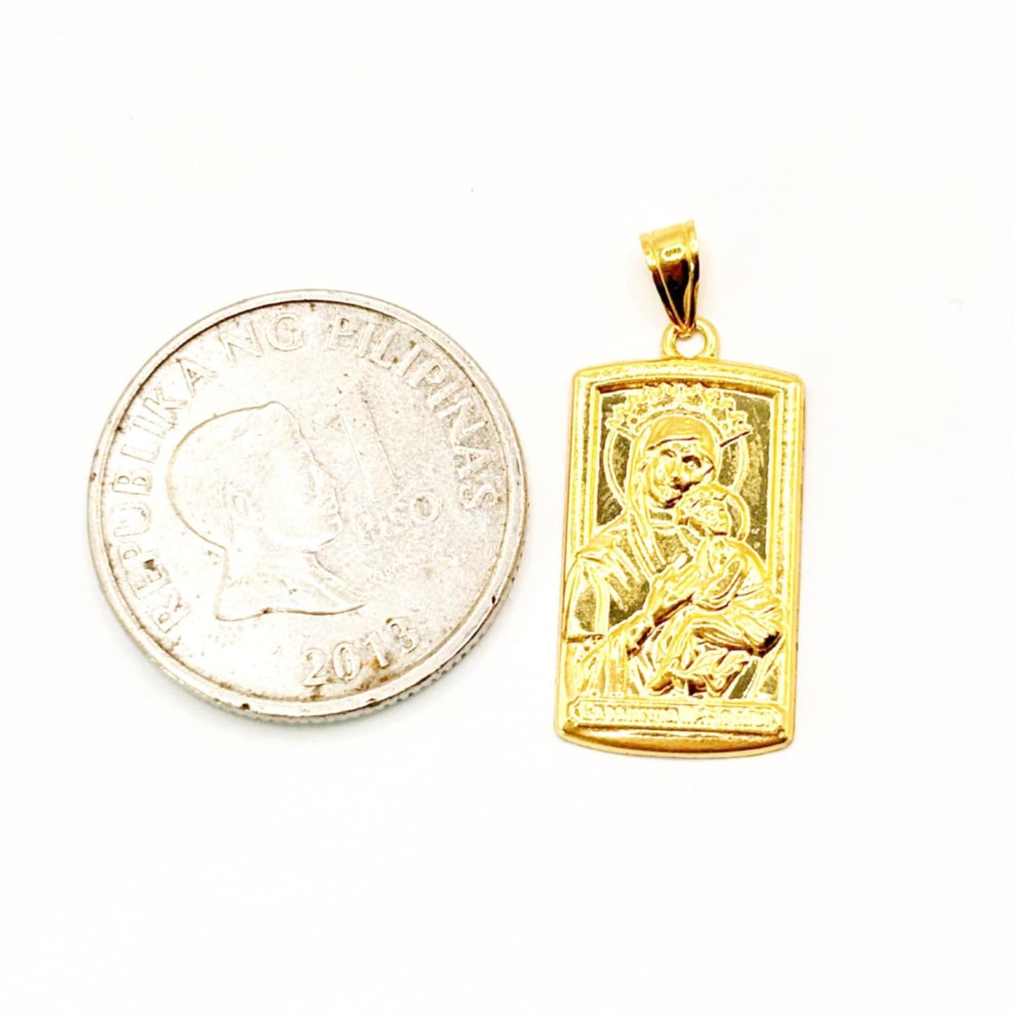 18k Saudi Gold Sacred Pendant - SKU-758I7NXA