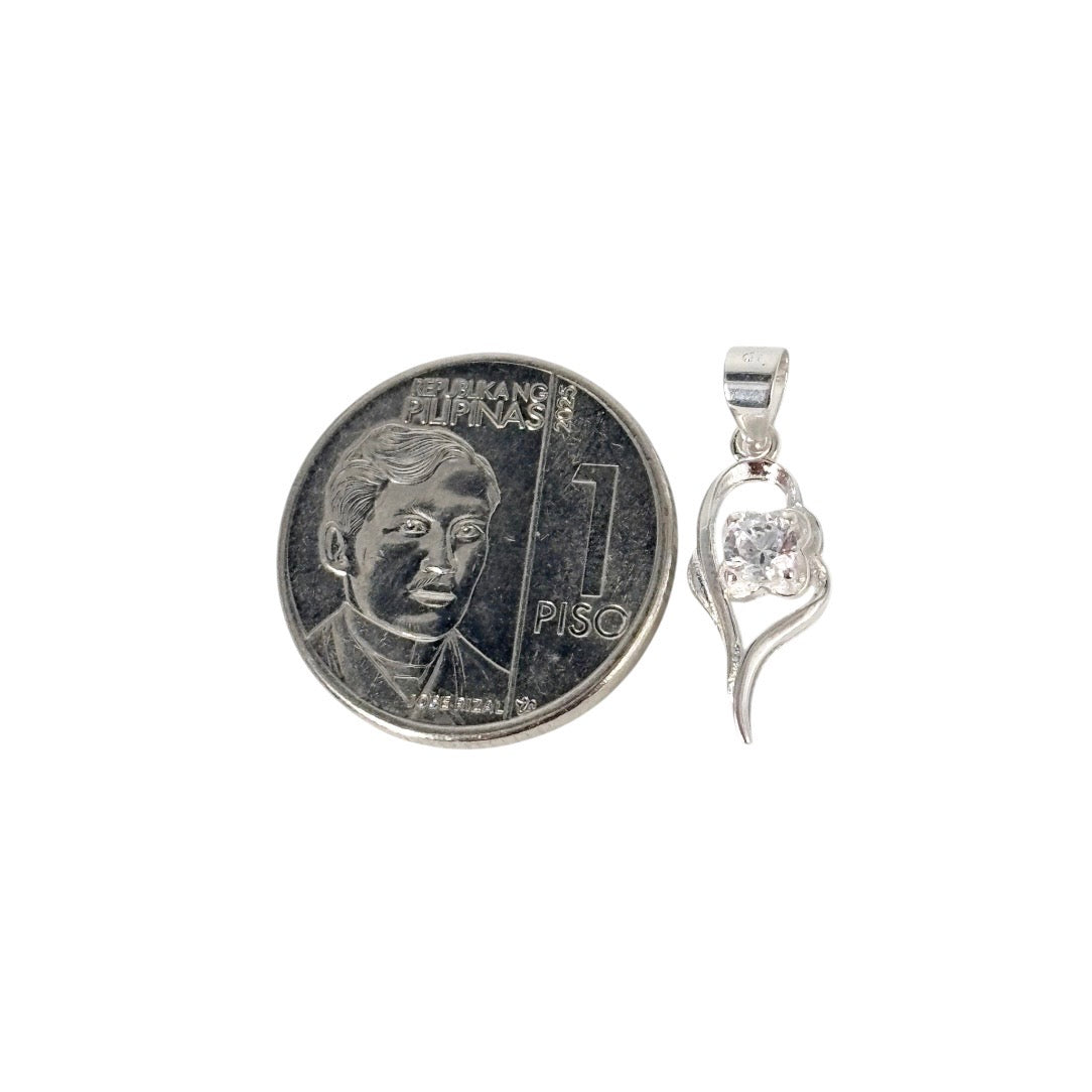 92.5 Sterling Silver - Flower Pendant