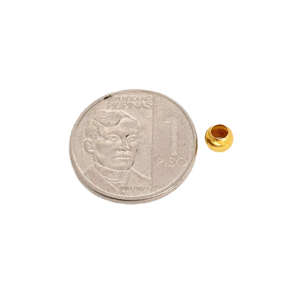 18k Saudi Gold Set Triple Cat Eye + Foxtail Chain 18"