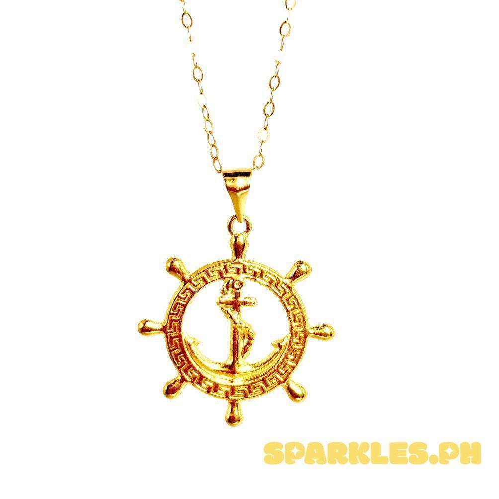 18k Saudi Gold Set Fenfen Anchor + Tauco Chain lv1