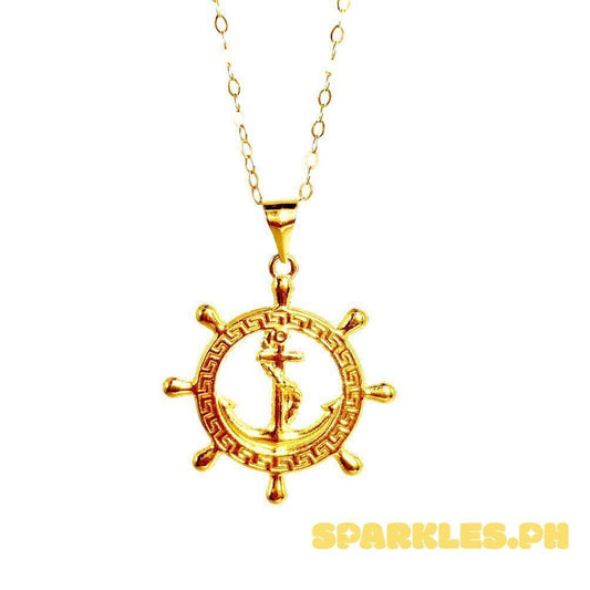18k Saudi Gold Set Fenfen Anchor + Tauco Chain lv1