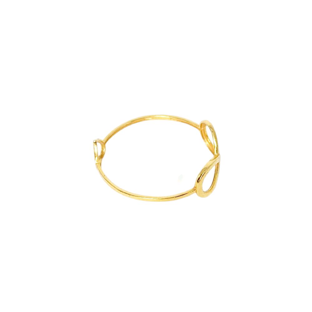 18k Saudi Gold Infiheart Ring Solid Pawnable - SKU-PRT26MN2