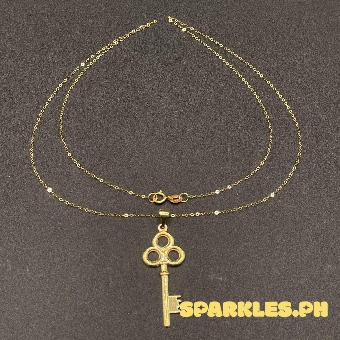 18k Saudi Gold SET Tauco Lv1 with Skeleton Key Solid Pawnable