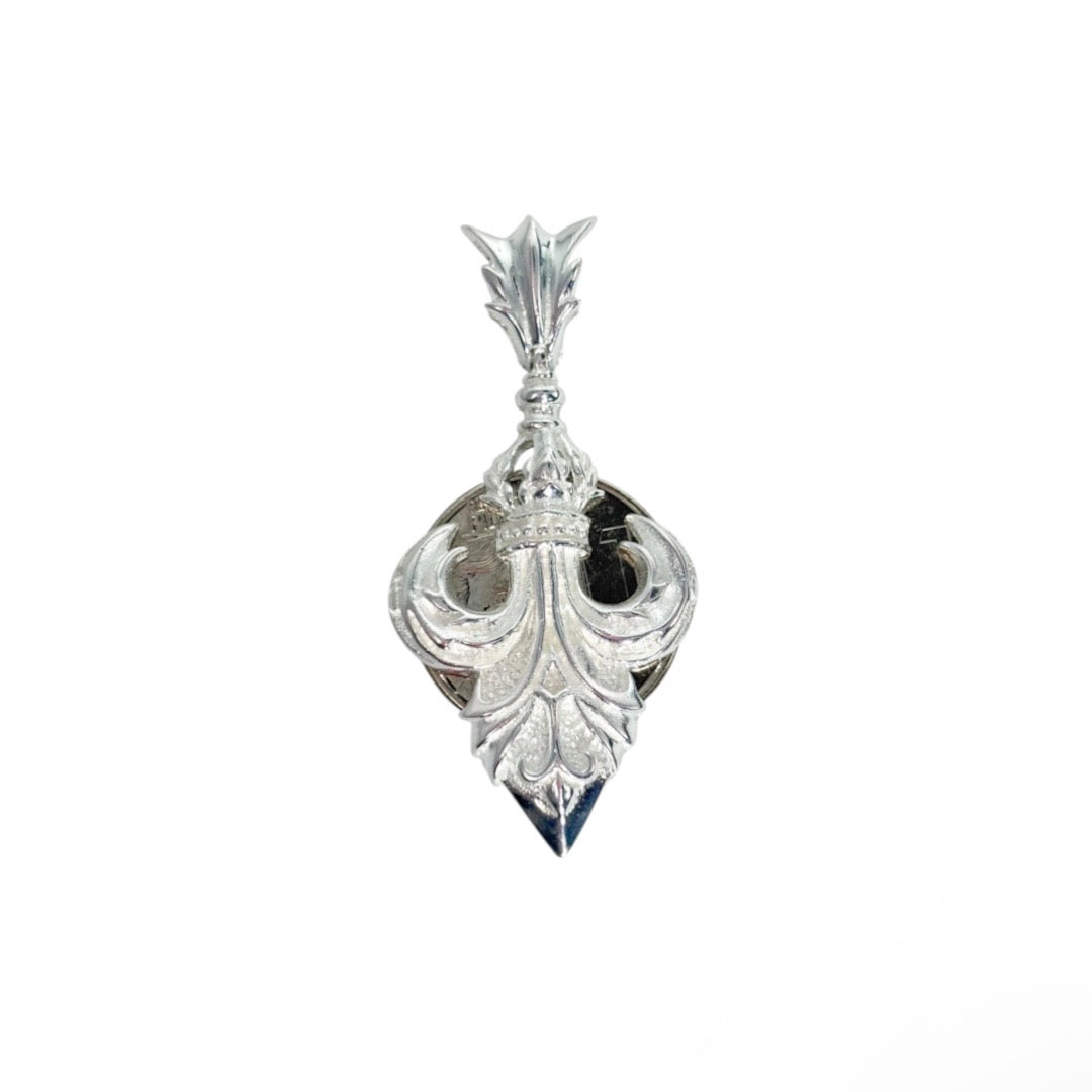 MT - 92.5 Sterling Silver - Fleur De Lis Pendant