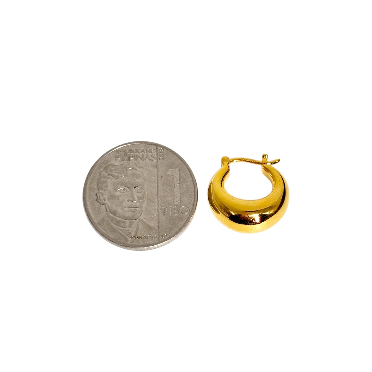 18k Saudi Gold EF Doom Earring - SKU-20T763RX