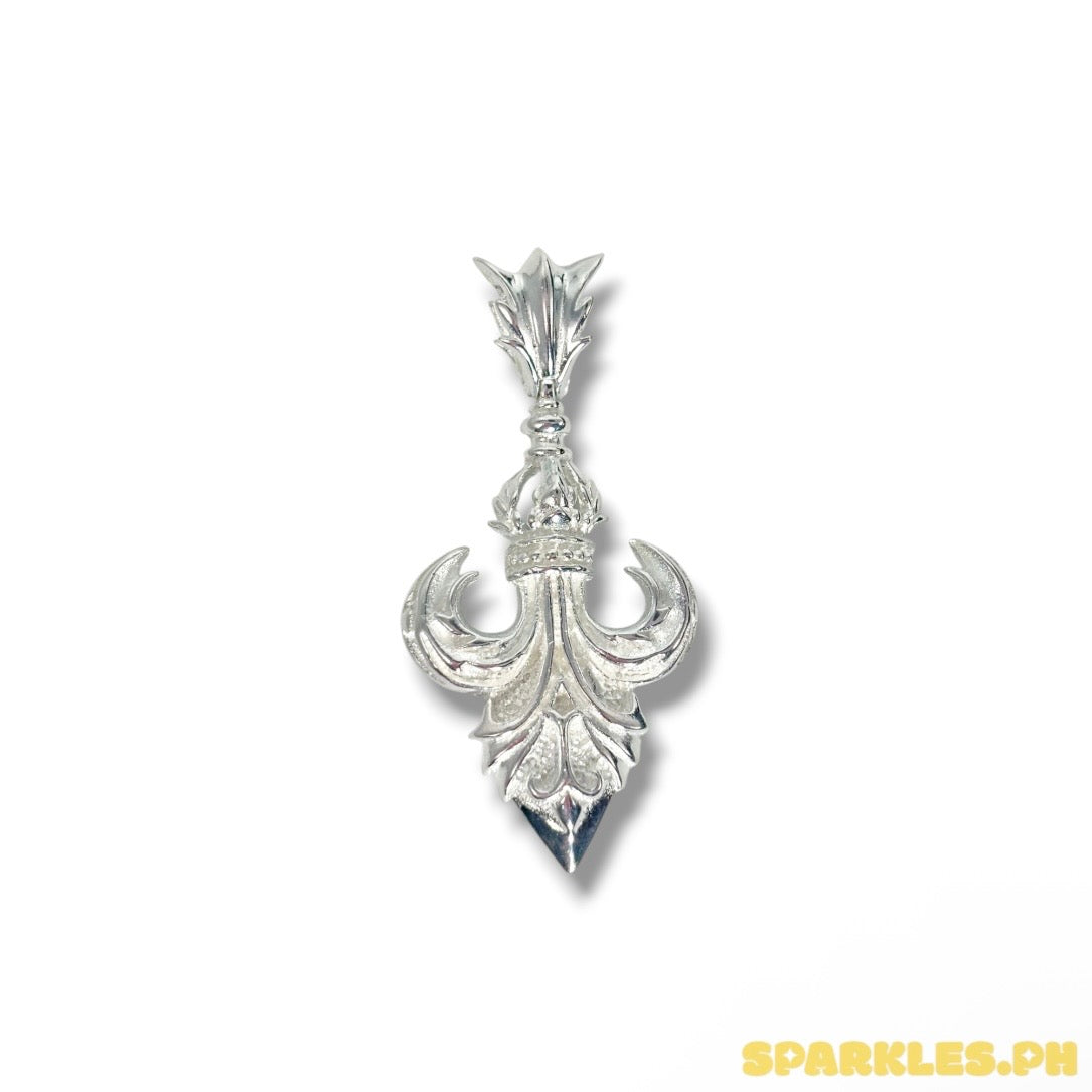 MT - 92.5 Sterling Silver - Fleur De Lis Pendant