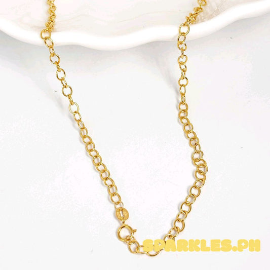 18k Saudi Gold Big Tauco Chain 18" - SKU-5O4HTYVR