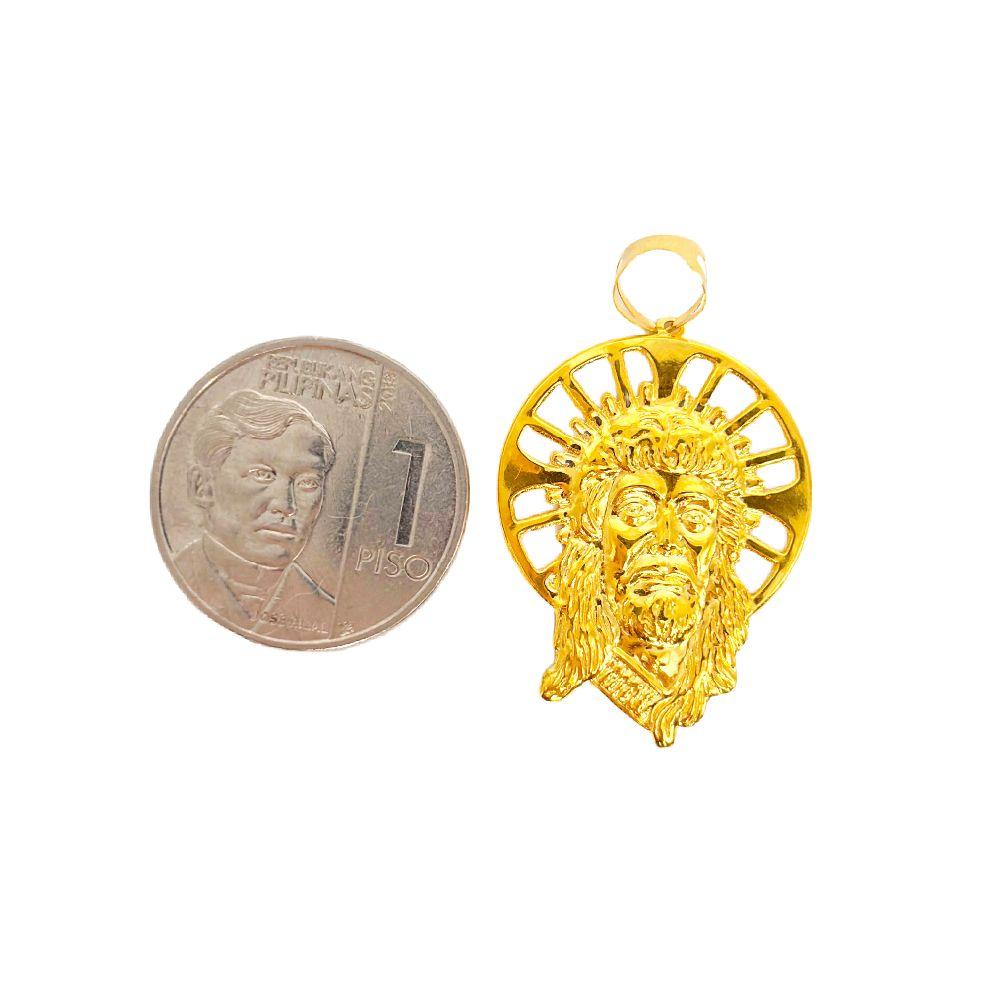 18k Saudi Gold Jesus Christ Foxtail Makapal 20"
