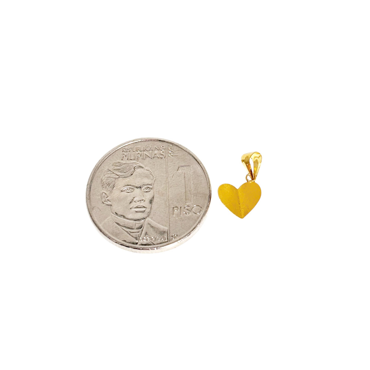 18k Saudi Gold Tauco Chain Level 1 + 18k Saudi Gold Leaf Heart Pendant