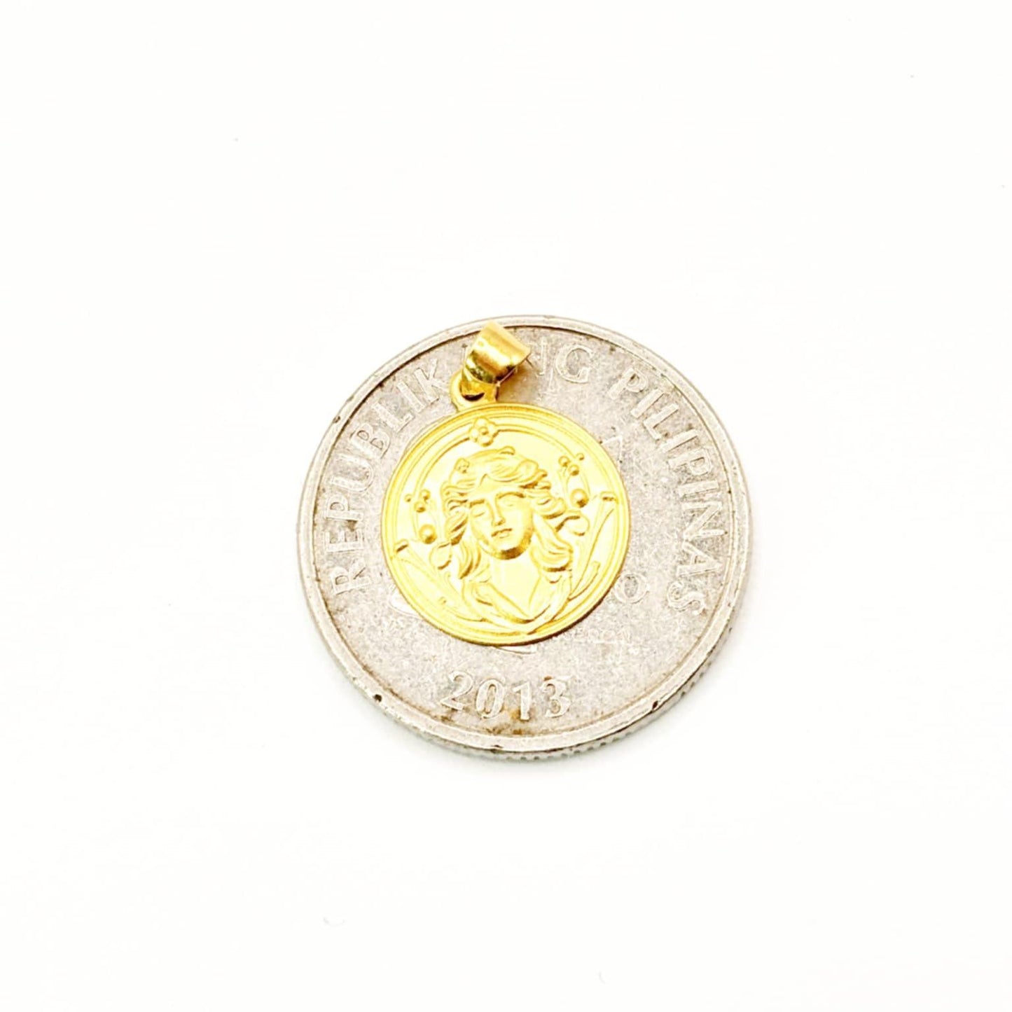 18k Saudi Gold Medusa Pendant - SKU-MY6RO3JV