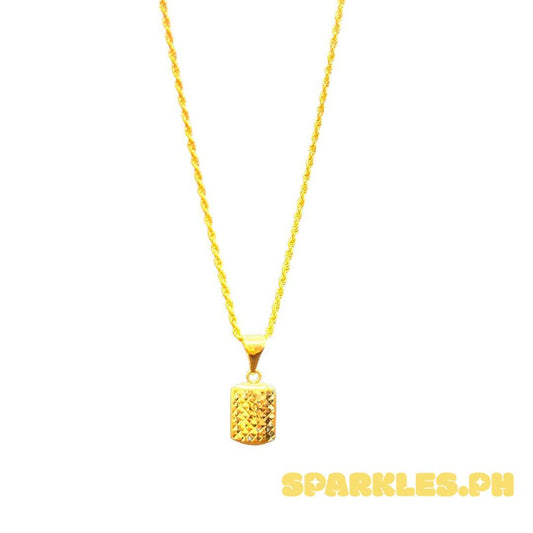 18k Saudi Gold SET DiaSquare + 16' Rope