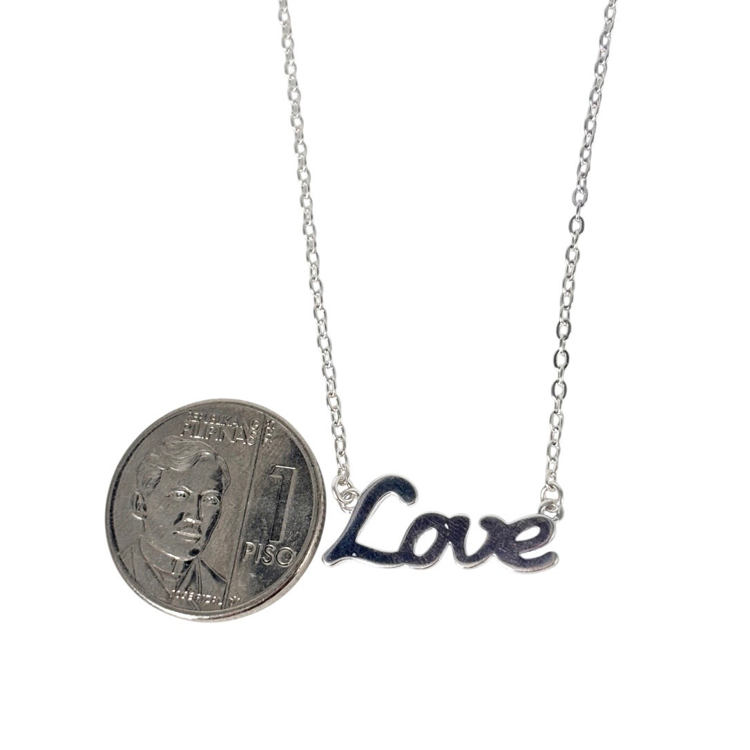 92.5 Sterling Silver - Centered Love Necklace