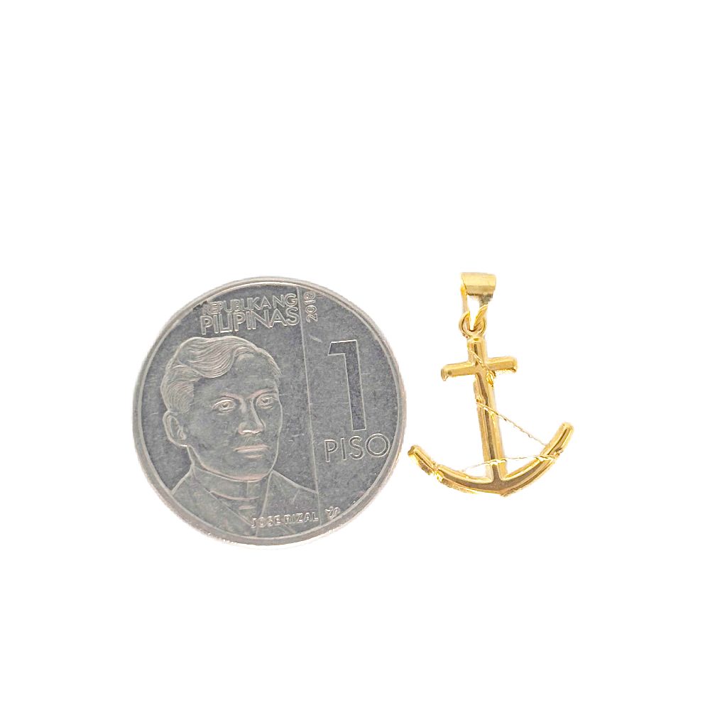 18k Saudi Gold Set Anchor String + Cadena Chain 20"