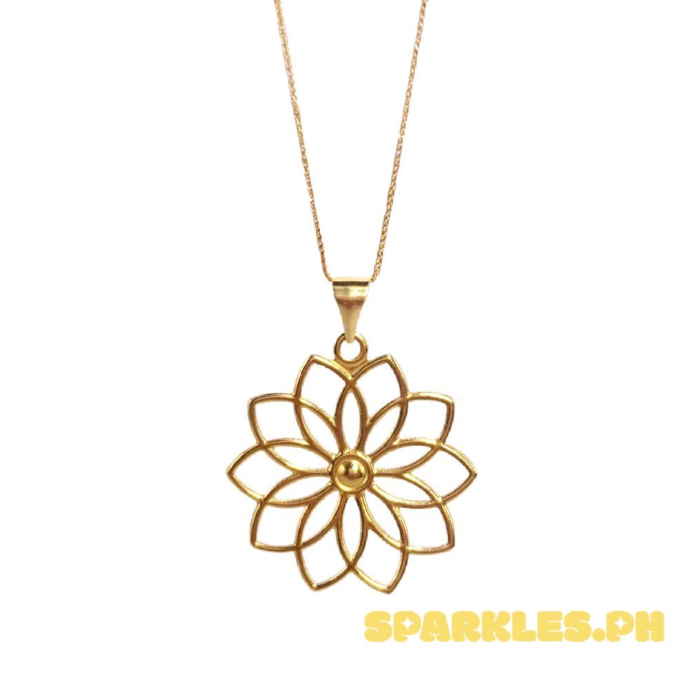 18k Saudi Gold Set Power + Foxtail Chain 16"