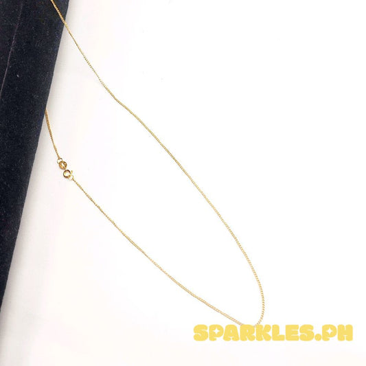 18k Saudi Gold Cadena Chain 22"