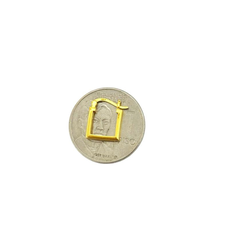18k Saudi Square Clip Earring - SKU-JID8GU6T