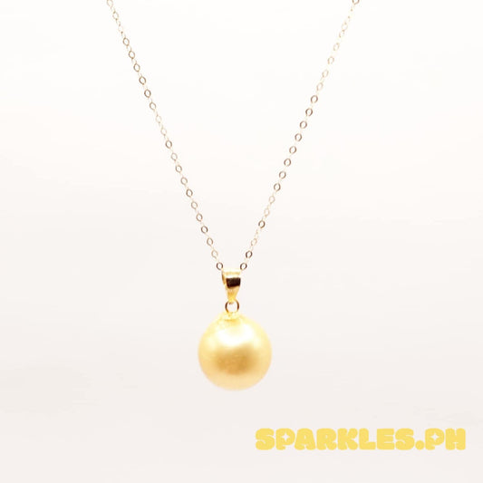 18k Saudi Gold Set Ball Pearl + Tauco Chain lv1