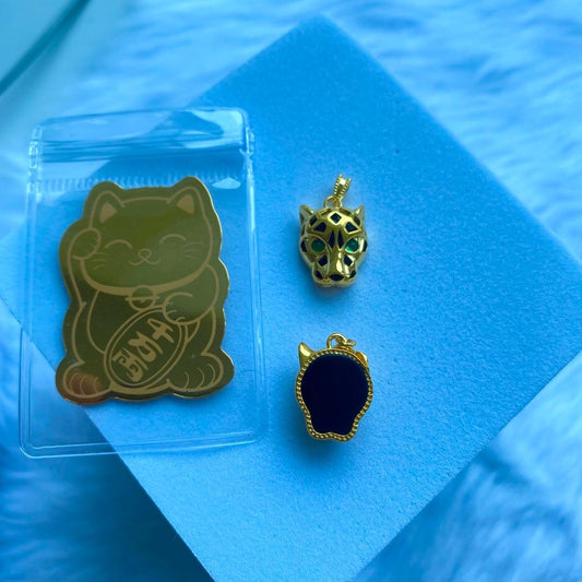 18k Panther Pendant Saudi Gold Ampaw Only Lightweight