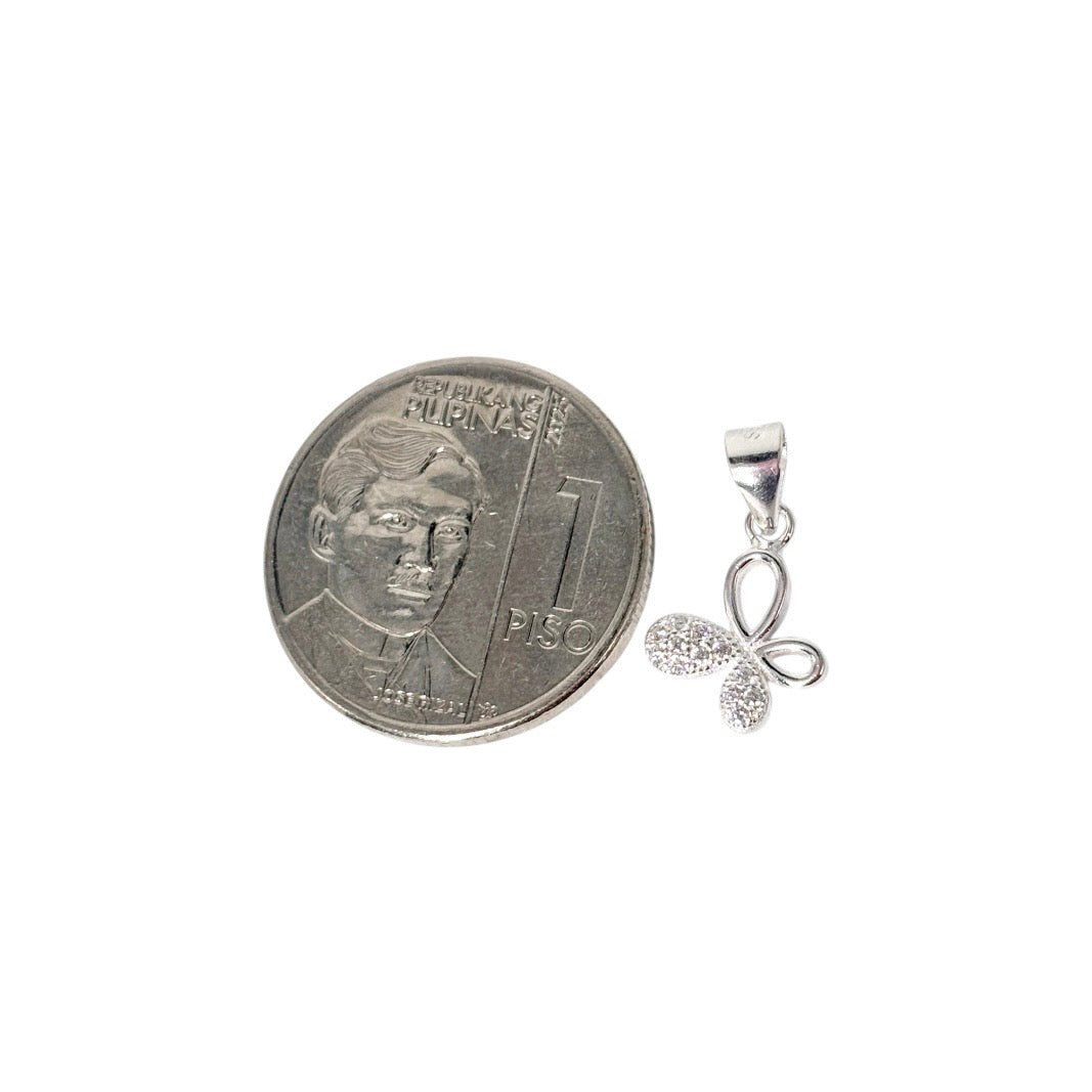 92.5 Sterling Silver - Mini Butterfly Pendant