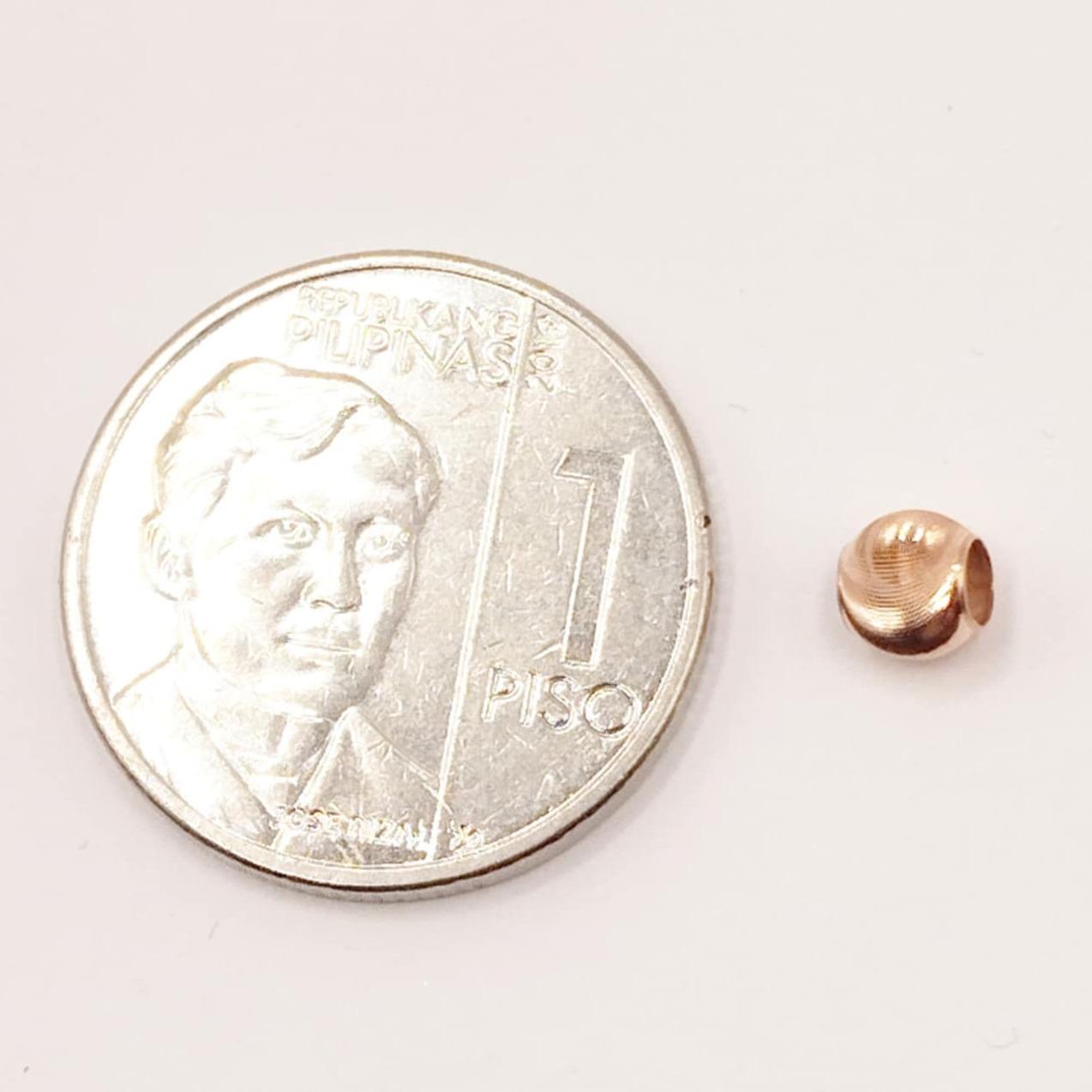 18k Saudi Gold Rose Gold Cat Eye Pendant - SKU-253F0M6Y