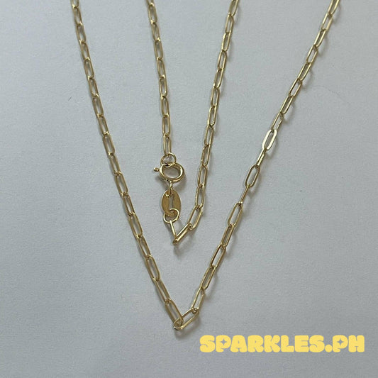 18k Saudi Gold 2mm Macro Makapal Chain 20' - SKU-RJQXQ67V
