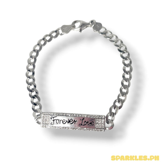 92.5 Sterling Silver - Forever Love Bracelet