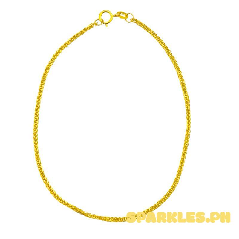 18k Saudi Gold Foxtail Bracelet